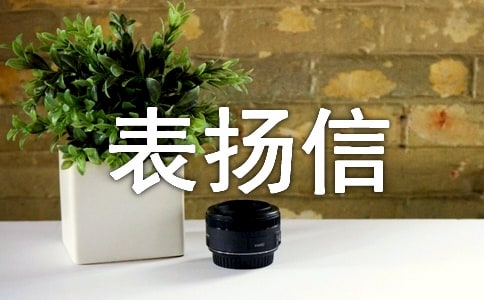 工作表揚信范文參考