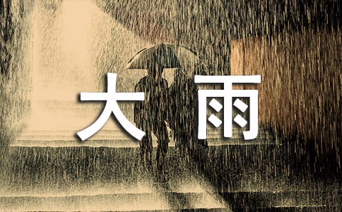 (合集)突如其來的大雨作文15篇